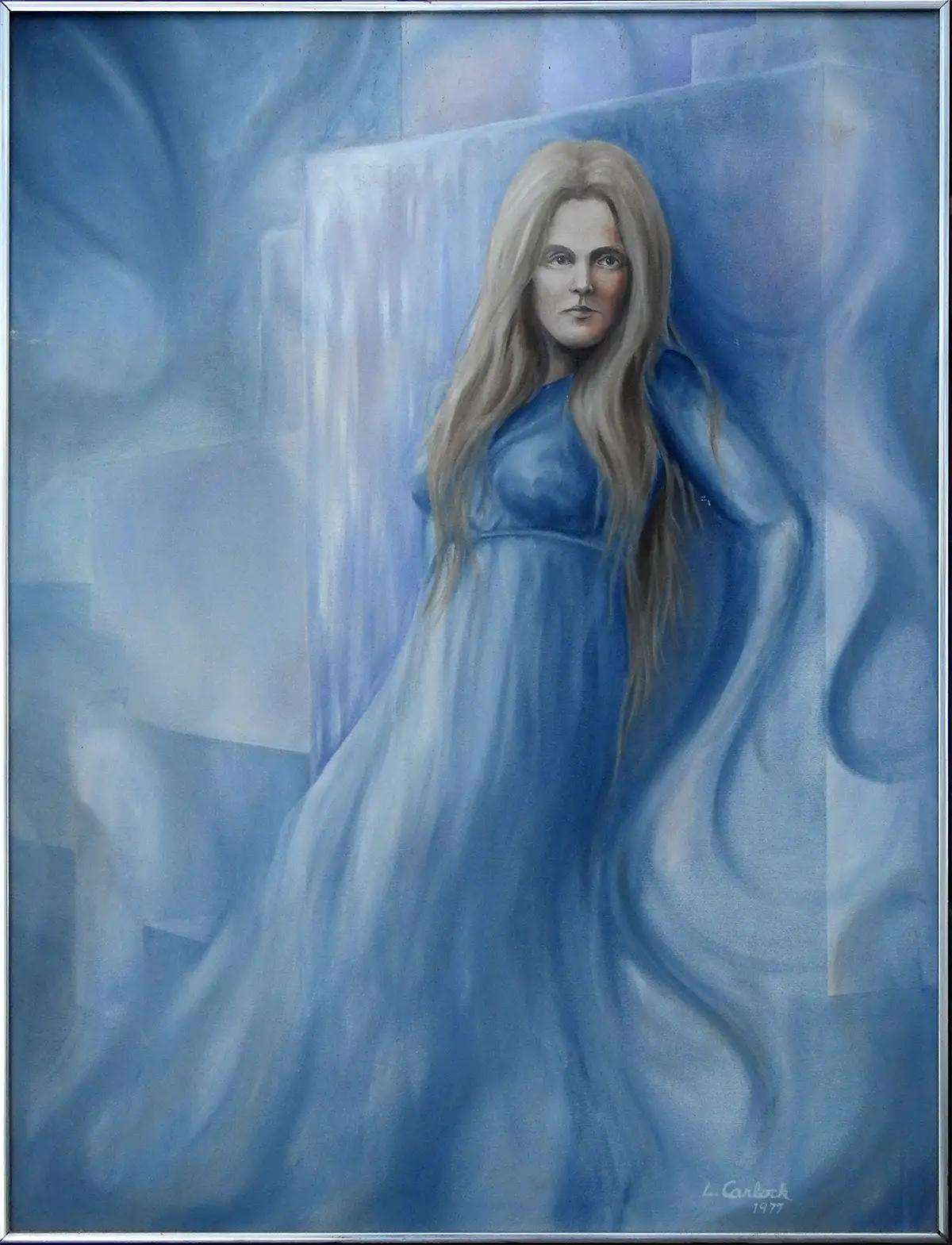 Vampire Sal oil painting