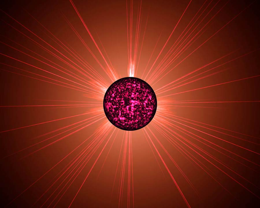 Solar Flare, digital artwork