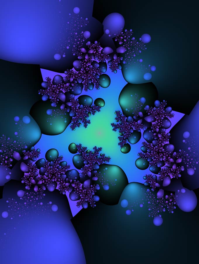 Blue Fractal